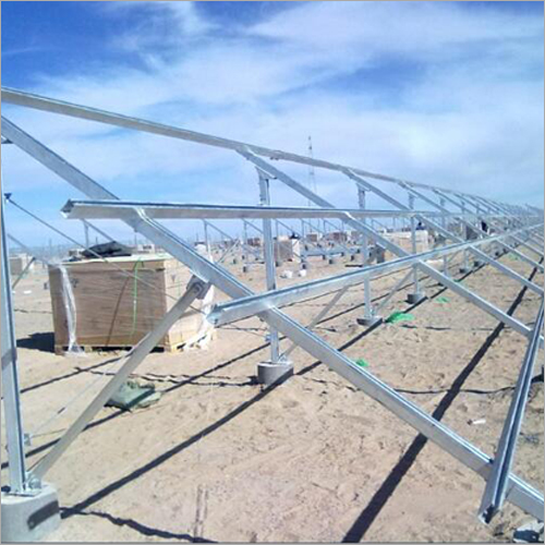 Silver Solar Mounting Structure