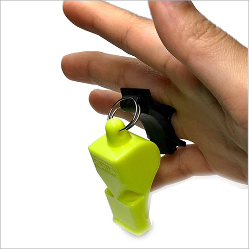 Black Tpr Finger Handle Whistle