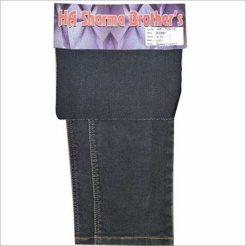 Ladies Dobby Denim Fabric Plain