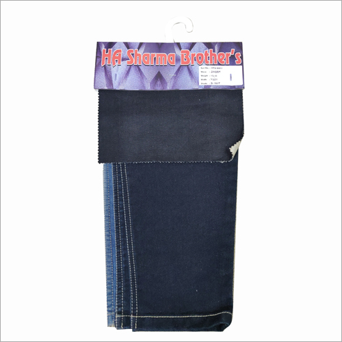 Washable Black Dobby Denim Fabric