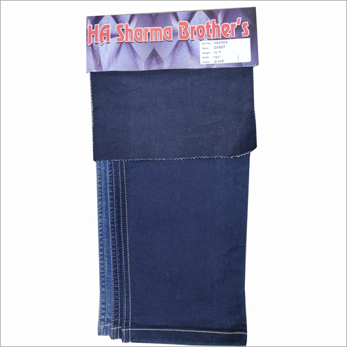Dobby Denim Fabric - Washable Plain Denim, Perfect for Garment Design and Fashion Applications | Durable Material, Versatile Usage