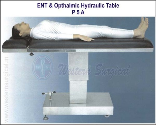 Operation Table Hydraulic - Stainless Steel, Adjustable Height Design with Enhanced Stability and Smooth Mobility