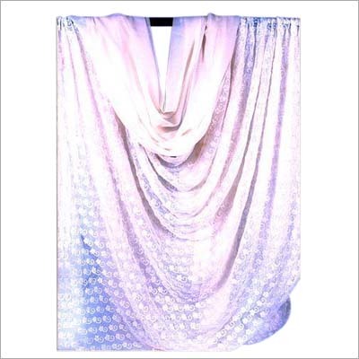 जॉर्जेट कढ़ाई रेशम कपड़ा