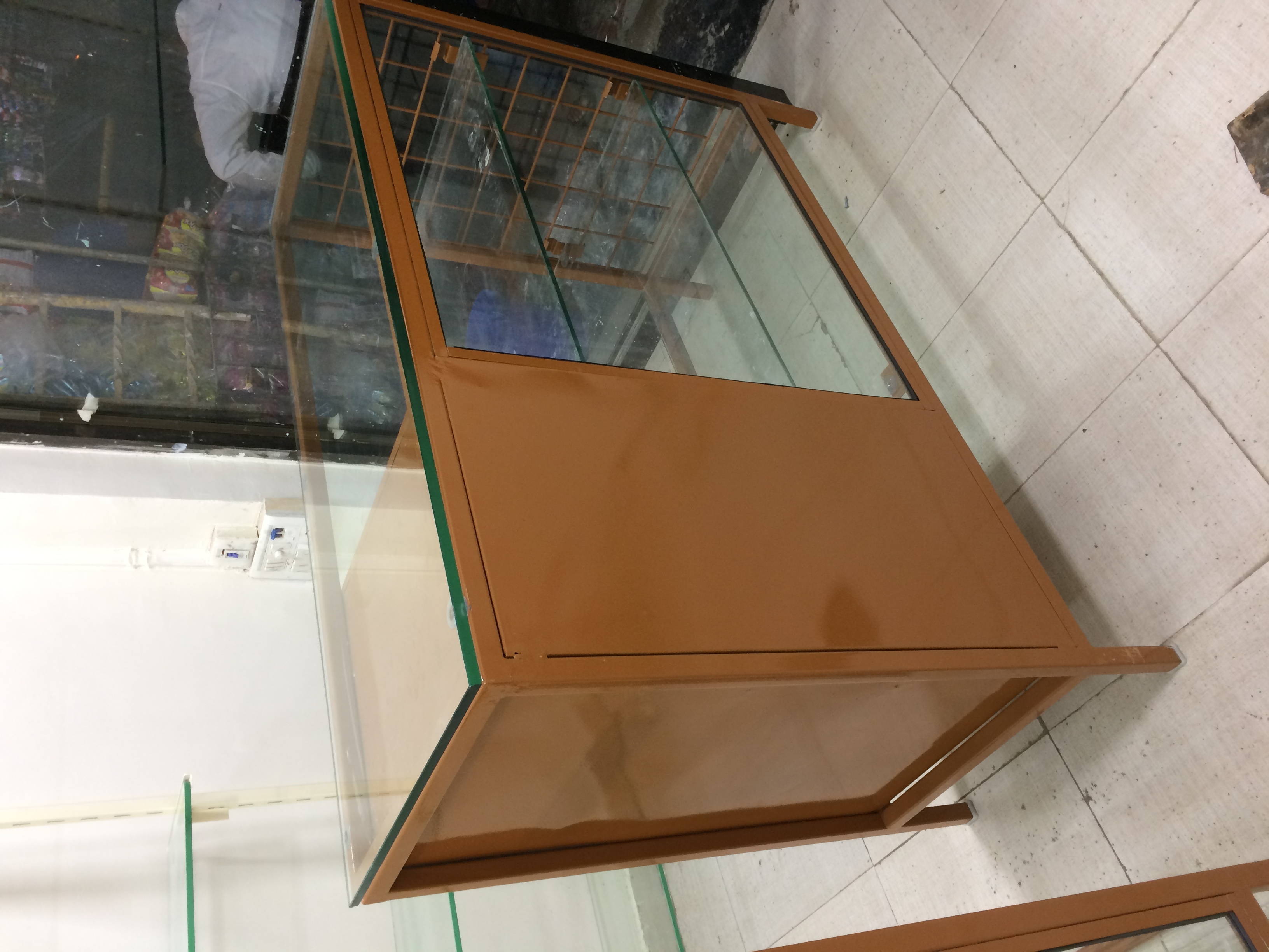 Cash Counter - Heavy Duty Iron, Powder Coated Finish | Security Lock Drawers, Ample Storage Space, Multi-color Options