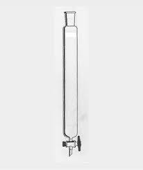 Chromatographic Apparatus Plain, Without Stopcock "A" - Glass, Diameter-20mm, Length-50cm | Condition: New, Light Source: None
