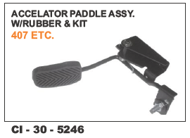 एक्सेलेरेटर पेडल अस्सी डब्ल्यू/रबर एंड किट टाटा 407 वाहन का प्रकार: 4 व्हीलर