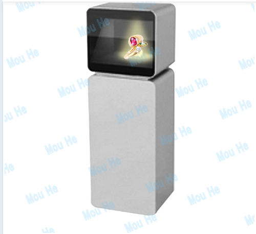 Sheet Metal 79inch 180 Degree Interactive Single Sided Hologram Display