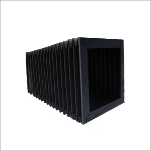 Closed Type Rectangular Bellows - Customized Size, Black Color | Durable Industrial Bellows For Metallurgical Applications