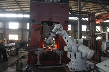 Cnc Fully Hydraulic Die Forging Hammer - 31.5kj Hit Energy, Carbon Steel, 48000 Kg Weight | Programmable Energy Control, High Efficiency, Low Vibration, Automatic Production Line