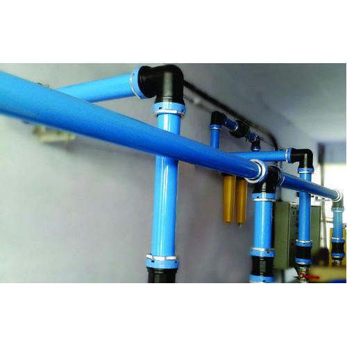 Air Pipe Lines - Ppr/aluminium, Customized Size, Blue Color | 6 Bar Flow Rate, Self-priming, Low Pressure, Viton Seal, Silent Operation, 2-year Warranty