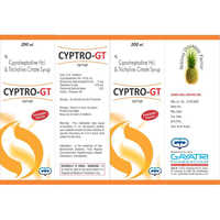 तरल 200 मिलीलीटर क्यूप्रोहेप्टाडिन एचसीएल और ट्राइकोलिन साइट्रेट सिरप