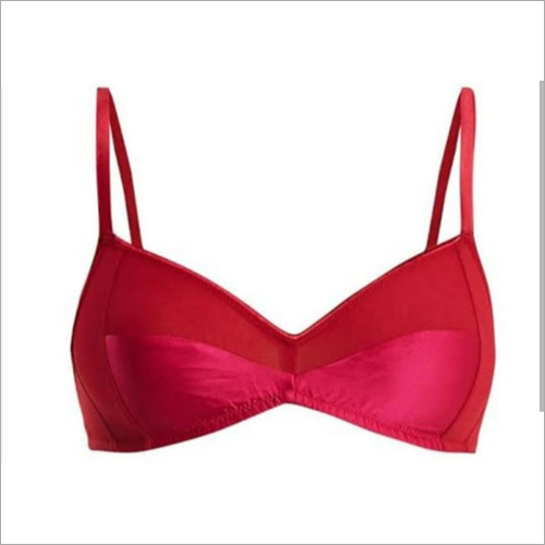 Ladies Bra - Soft Fabric, Custom Fit Size, Available in Multiple Colors | Comfortable Design, Plain Pattern, Perfect for Everyday Wear