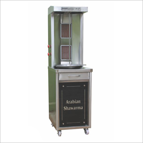 Ss 2 Burner Chicken Shawarma Machine Application: Commercial