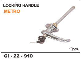 Car Locking Handle Metro - Durable Metal Construction | Fits 4-Wheeler Vehicles, Comes with Warranty for Peace of Mind