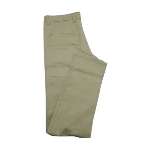 Washable Mens Plain Beige Chino Pant