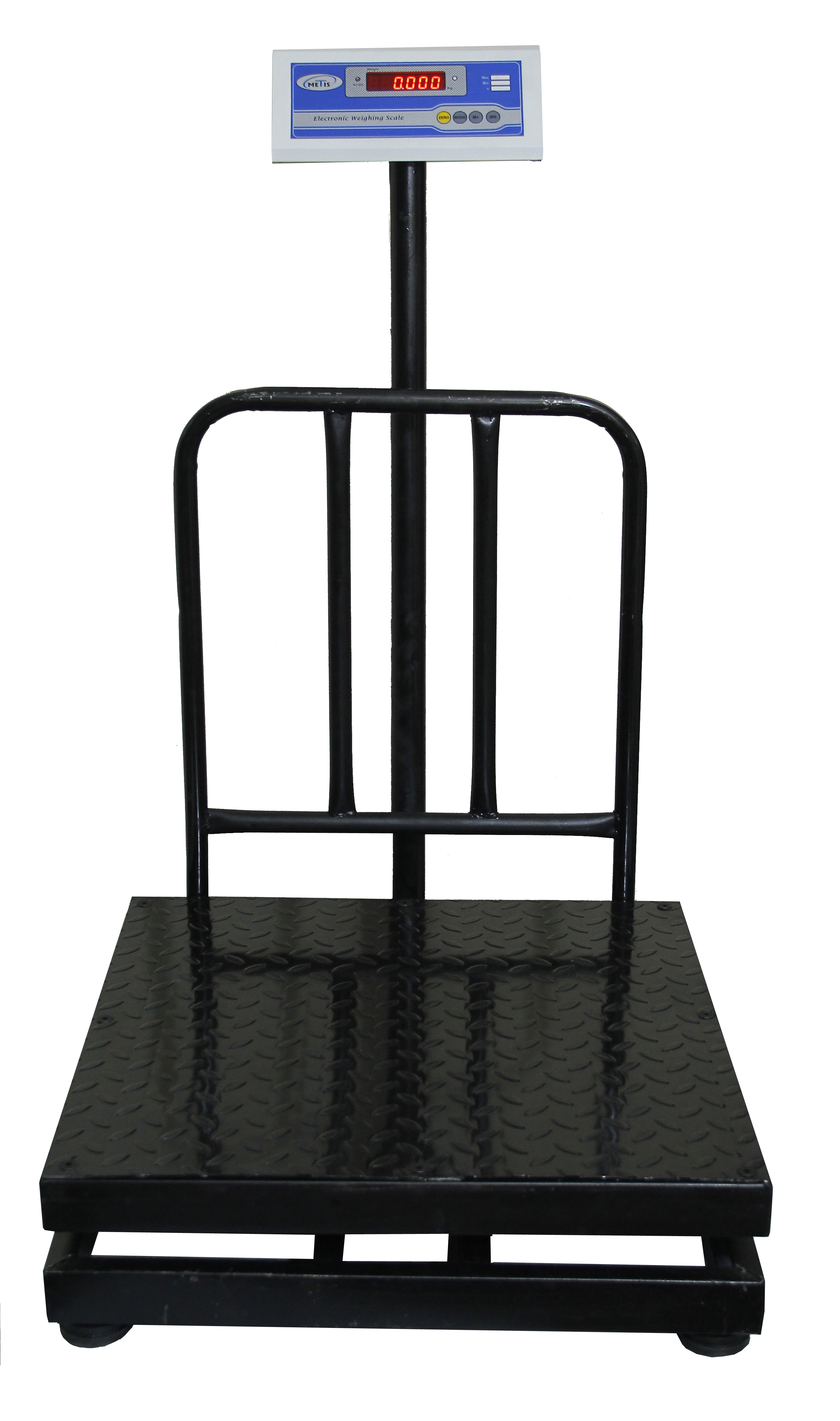 Platform Scale - Mild Steel, 750x750 Mm, 240 V, 500 Kg Capacity, Digital Display, 50 Gm Accuracy, Operating Temperature 0-50 °C