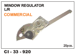 Window Regulator  L/R Vehicle Type: 4 Wheeler