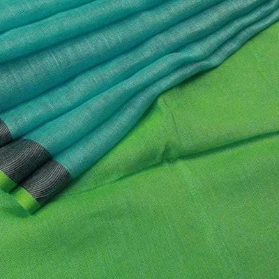Winter Linen Pure Zari Border Saree