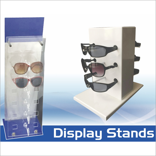 Goggles Display Stand - Acrylic Material, Various Size Options Available, Transparent Color, Free Standing Unit
