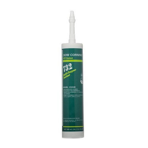 White Chikmagalur Food Grade Dowcorning 732 - 300Ml Nsf Silicone Sealant