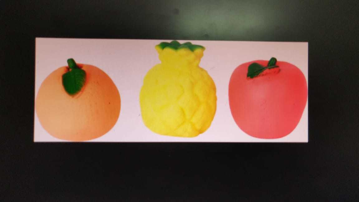 Squeezy Fruits - Pvc Material, 18x18 Cm, Colorful Fruit Shapes, Lightweight | Ideal Bath Toys For Infants 3 To 24 Months, 6 Pcs Pack