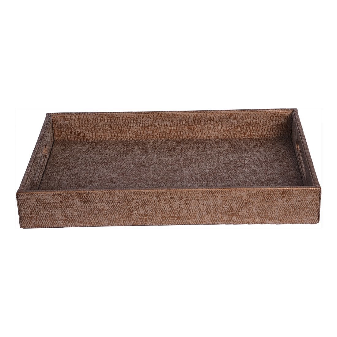 Brown Serving Tray - 16x10x2 Inches | Durable Brown Design For Effortless Entertaining