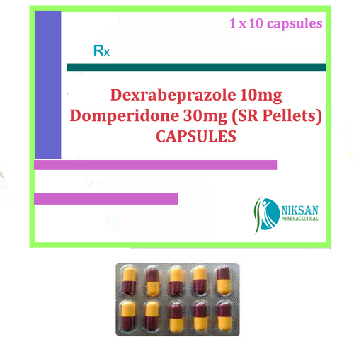 Dexrabeprazole Domperidone (Sr Pellets) Capsules General Medicines
