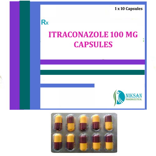 Itraconazole 100 Mg Capsules General Medicines