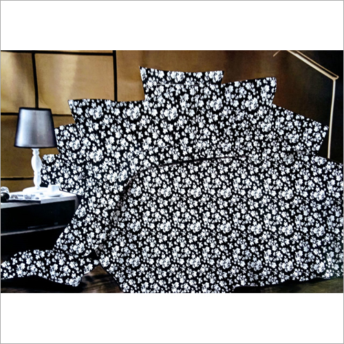 Designer Print Cotton Bedsheet - 100% Cotton, All Sizes Available, All Colors | Washable, Durable, No Fade, Quick Dry, Pillowcase Included