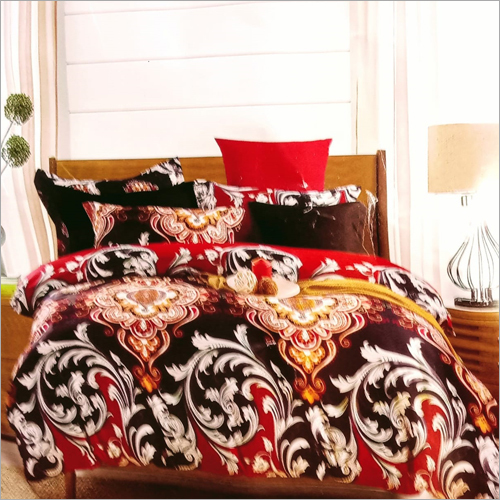 Designer Bed Bedsheet - 100% Cotton, Available in All Sizes and Colors | Washable, Durable, Quick Dry, No Fade, Pillowcase Available