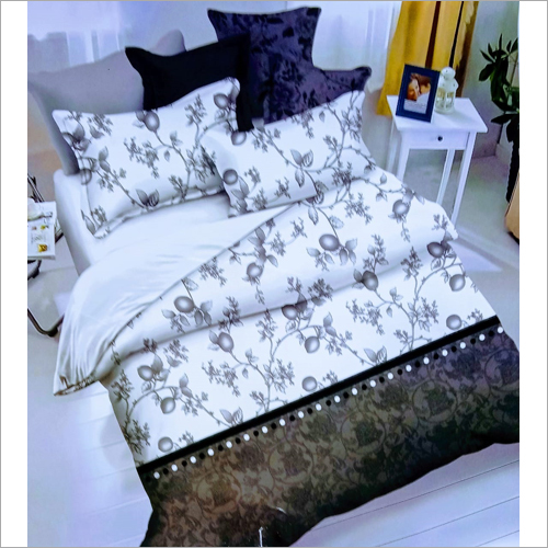 पॉली कॉटन डबल बेड बेडशीट