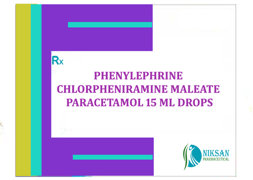 Phenylephrine Chlorpheniramine Maleate Paracetamol Drops General Medicines