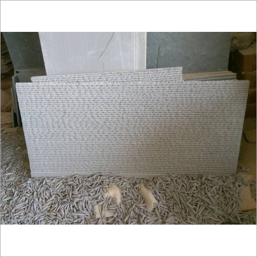 Rippled Wall Stacking Slab - Sandstone 25 mm Thick, Light Gray Rippled Surface Finish | Customized Size, No Water Absorption, Slab Form