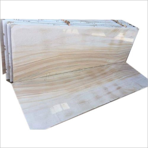Wood Wave Sandstone Slab - 5-8 Feet, 20-30 mm Thickness, Matt Finish | Durable, Corrosion Resistance, Compressive Strength Up to 300 MPa