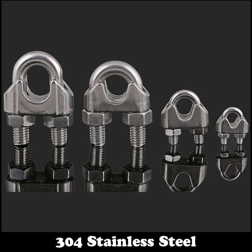 Stainless Steel Wire Rope Clamp Wire Rope Clip Clamp Wire Rope Loop Clamp