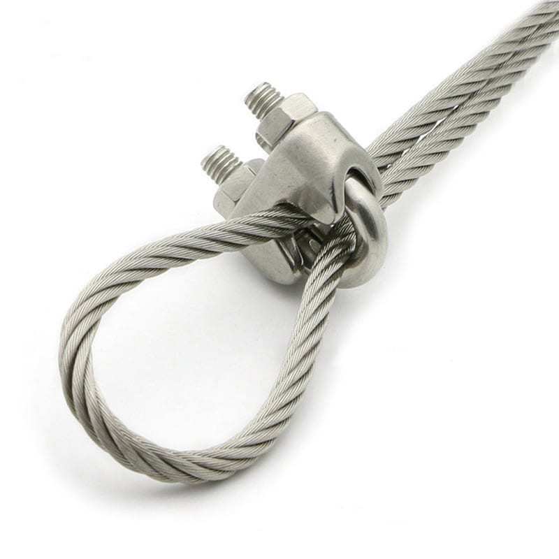 Stainless Steel Wire Rope Clamp Wire Rope Clip Clamp Wire Rope Loop Clamp