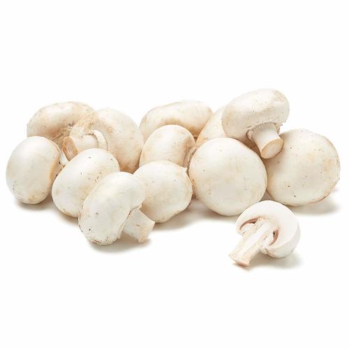 Fresh Button Mushroom - White, 55MM Cap Size | Raw Processing, Round Shape, 3-Day Shelf Life, Cultivated on Our Own Farms