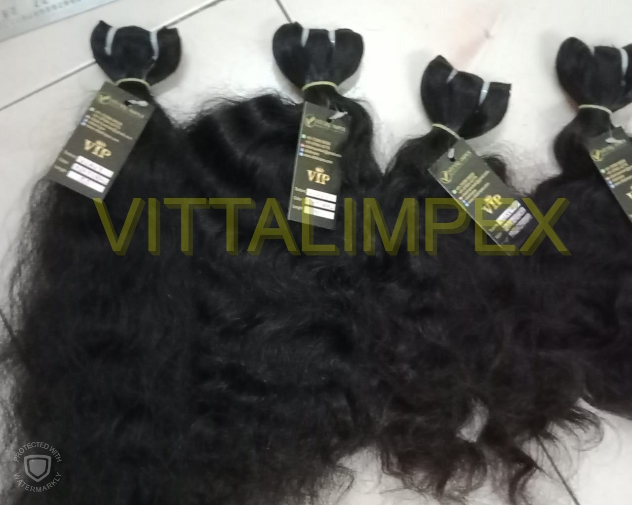 Indian Human Hair Extension - 100% Virgin Natural Temple Hair, 10-34 Inch Length, Natural Black/brown Color | Machine Weft, 2-year Warranty, Shed-free, Tangle-free