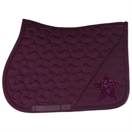 Saddle Pad - Cotton Blend, 32" X 32", Rose Color, 1/2" Thick Padding, Moisture-wicking, Machine Washable, Lightweight At 1.5 Lbs