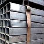 Ms Rectangular Seamless Pipe - Color: Silver