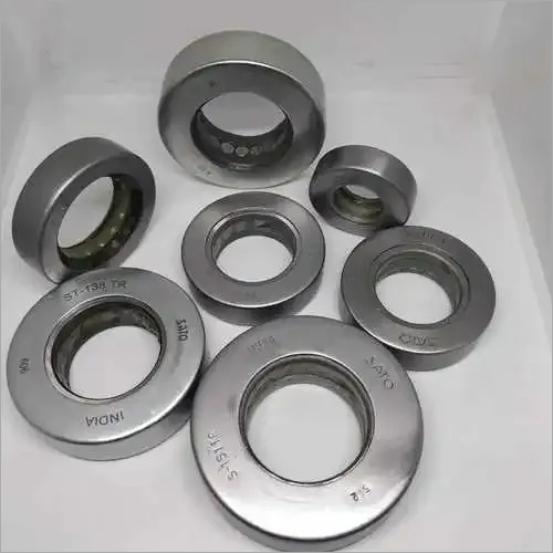 ST-138 Kingpin Bearing - SAE52100 & Mild Steel, 66.675mm Length x 66.675mm Width x 19.446mm Height, Gray | Thrust Ball, Single Row, 35.179 Bore Size