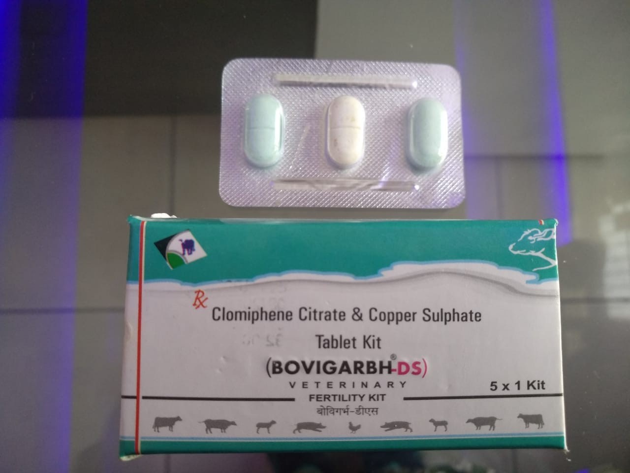 Clomiphene Citrate And Copper Sulphate Tablets Kit Ingredients: Chemicals