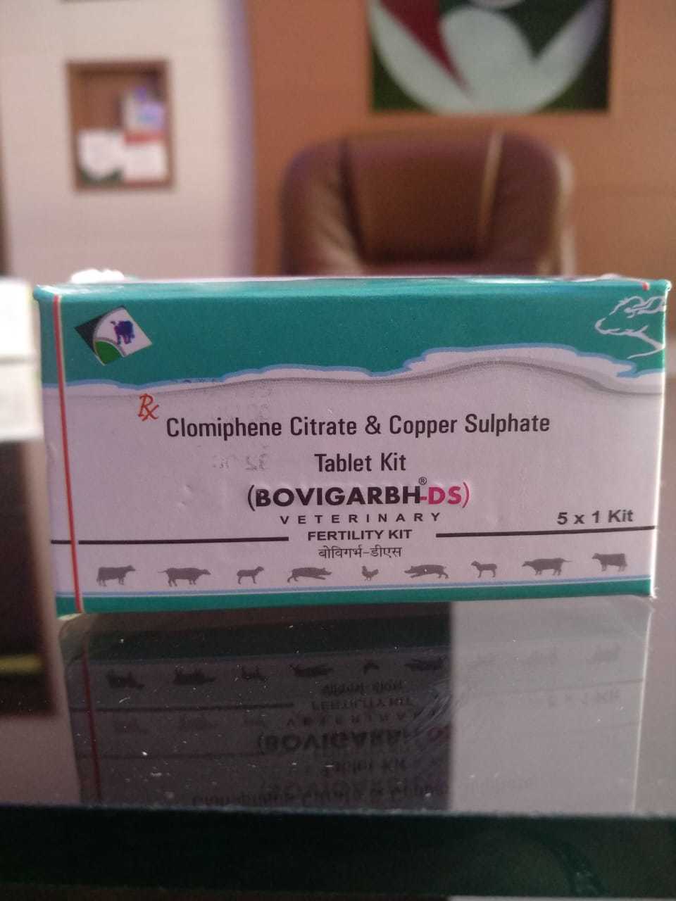 Clomiphene Citrate And Copper Sulphate Tablets Kit Ingredients: Chemicals
