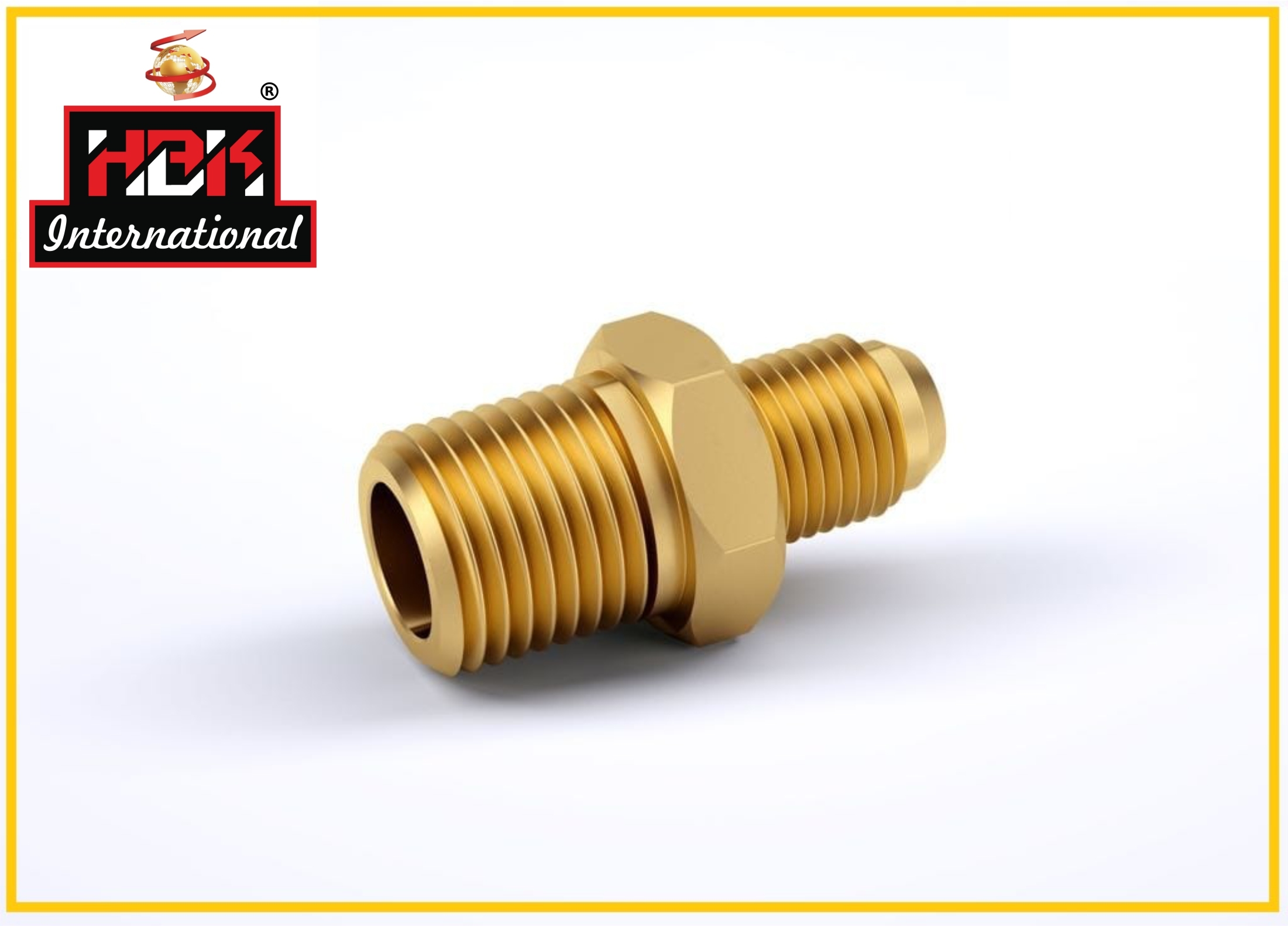 Brass Compression Fittings - Custom Size & Design Specifications | Free Cutting Brass Is 319 Type (I), Precision Threading To International Standards, Various Finishes Available