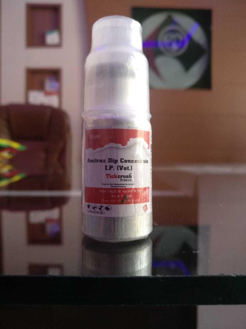 Amitraz Dip Concentrate 12.5% Pour On Solution Ingredients: Chemicals