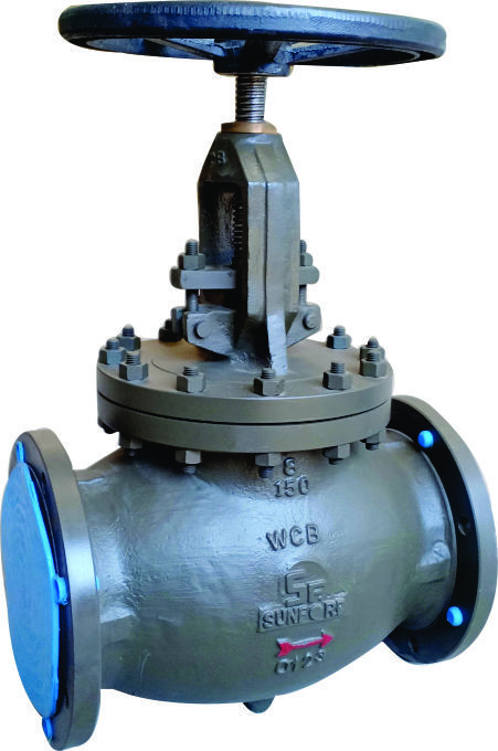 Globe Valve - Stainless Steel, 2-2 Inch, Grey | High Pressure, Hydraulic, Enhanced Durability, Compact Size