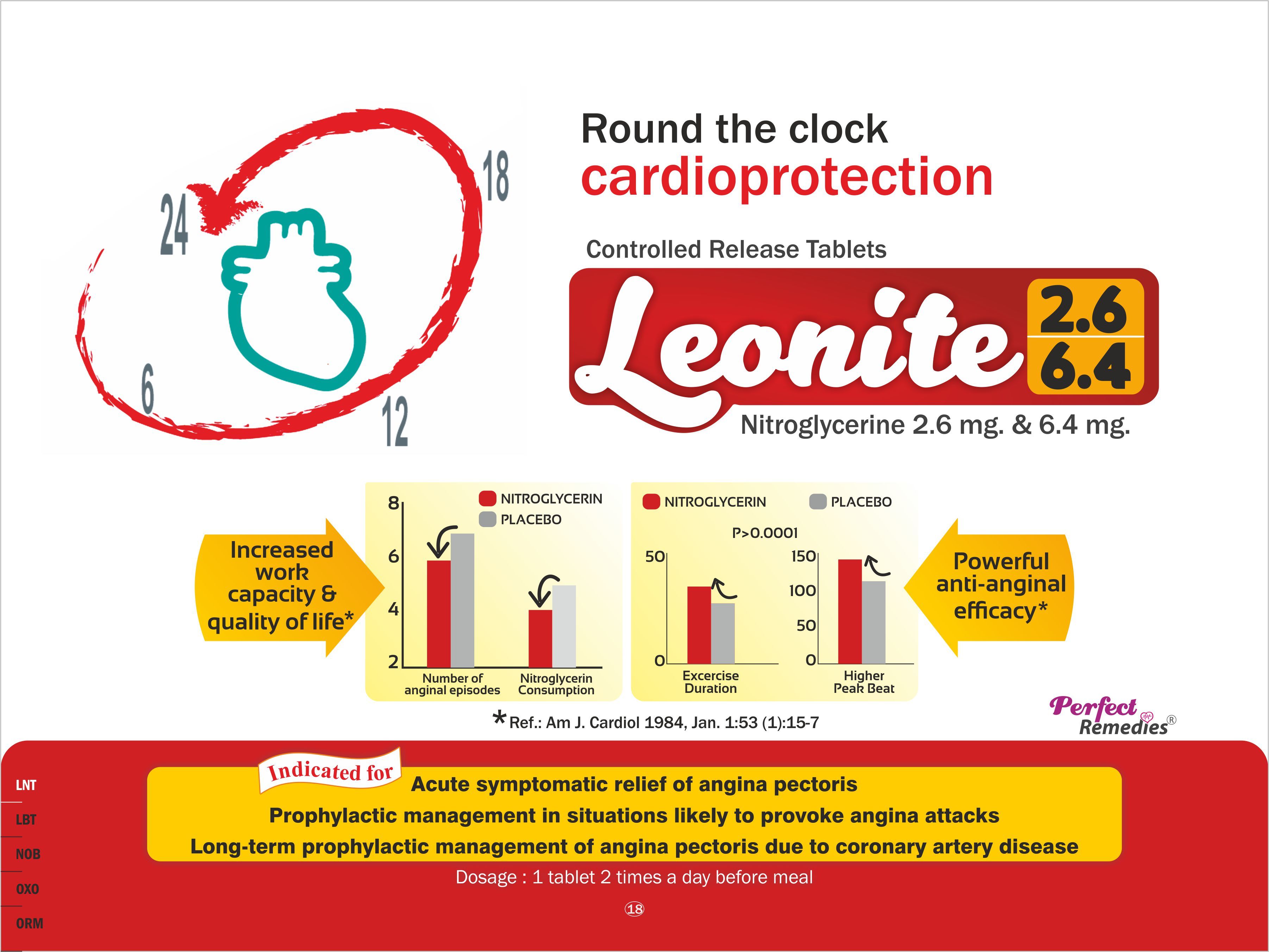 Nitroglycerin 2.6 Mg & 6.4 Mg Specific Drug