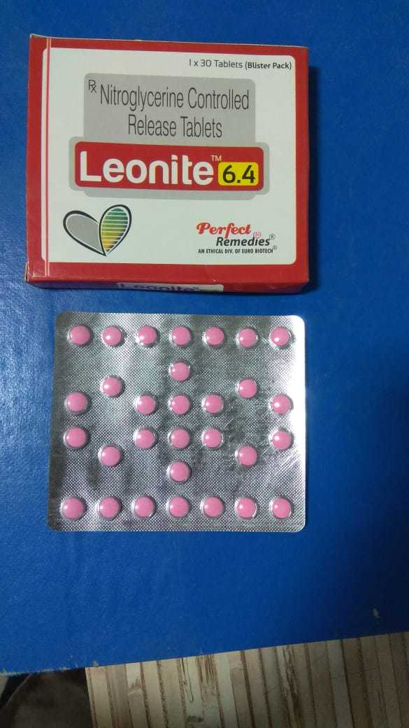 Nitroglycerin 2.6 Mg & 6.4 Mg Specific Drug