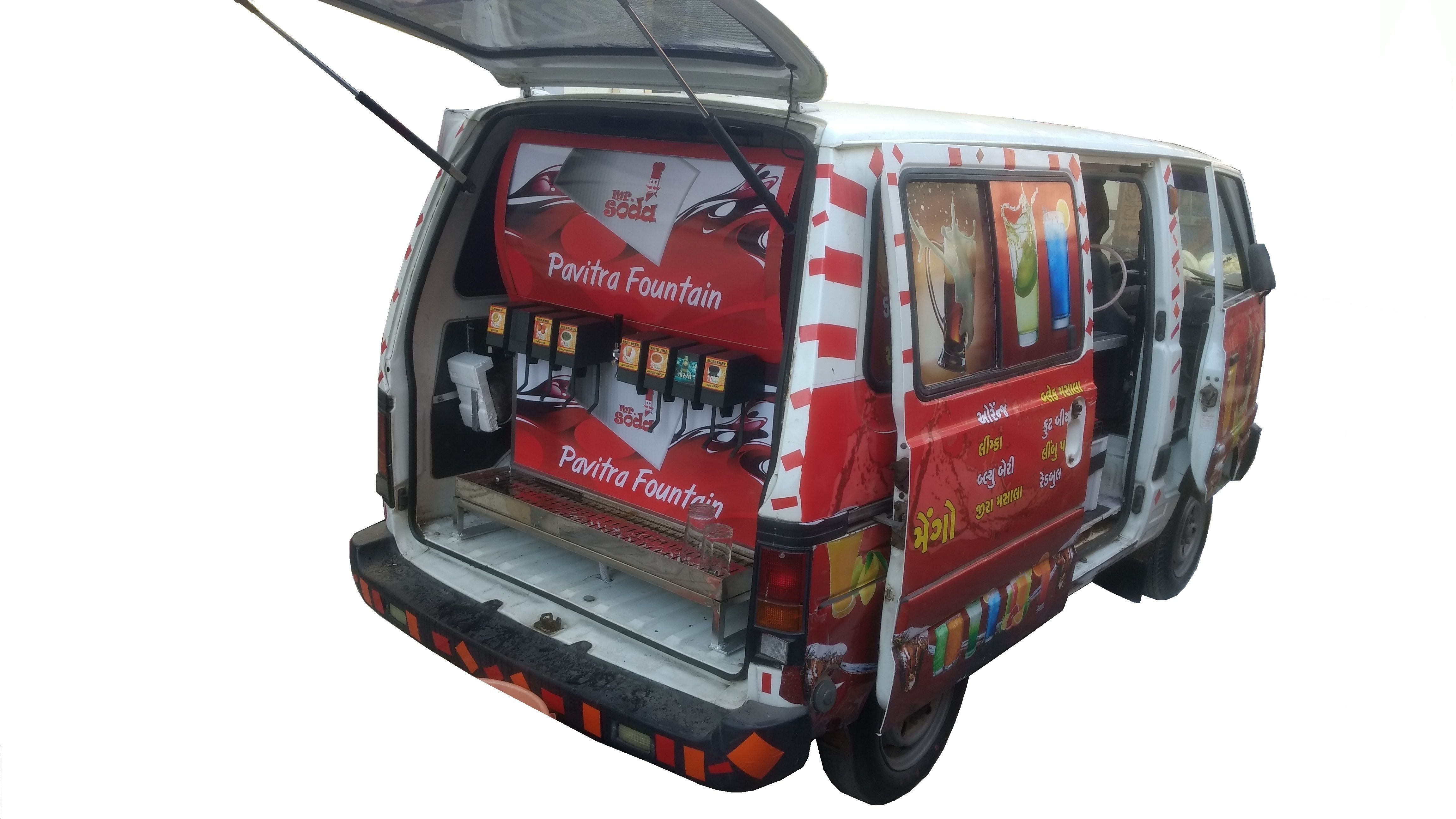 Mobile Van Soda - Material: Metal