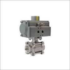 Rotary Actuated Ball Valve Screwed Ends Application: Industrial